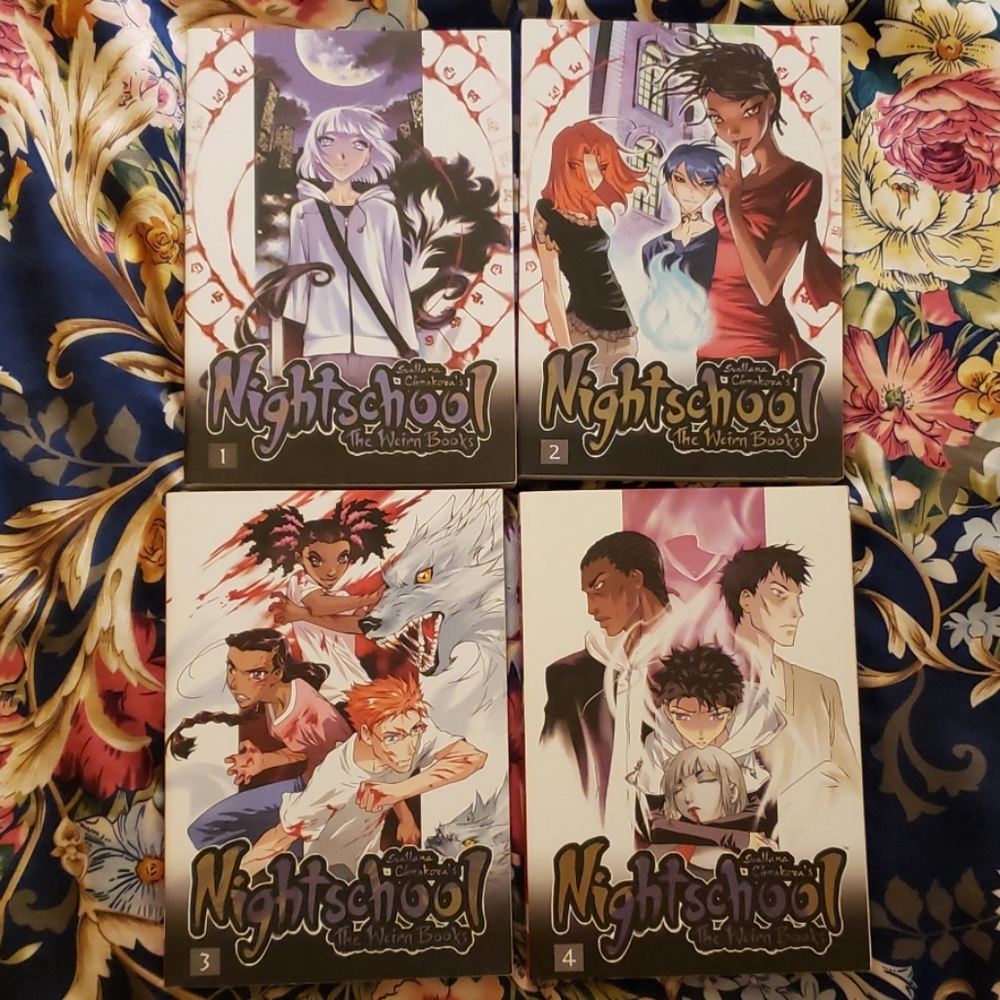 Nightschool: The Weirn Books Manga Vol 1-4